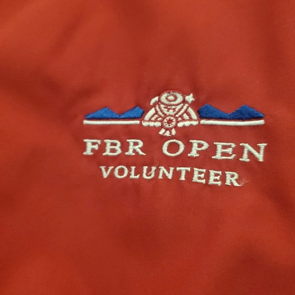 PGA Tour Pbr Open Red Golf Jacket XL Antigua Bomber‎ Windbreaker full zip
